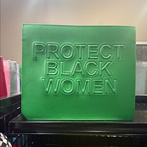 Green Statement Clutch